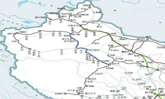 格尔木到库尔勒铁路预计将在2019年全线通车